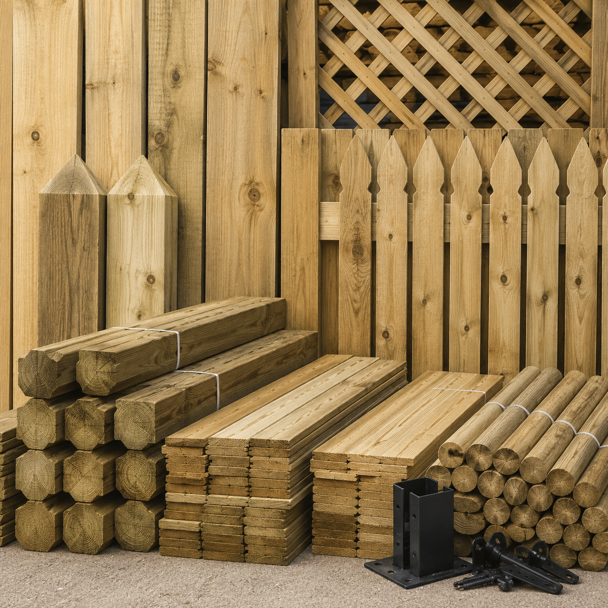 Wood Fence Supplies